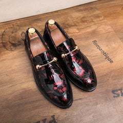 Women's PU Leather Loafers Stylish Softy Sole Low Top Shoes