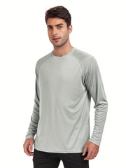 Men's Sun Shirt UV SPF UPF 50 Sun Protective Sweatshirt Fishing
