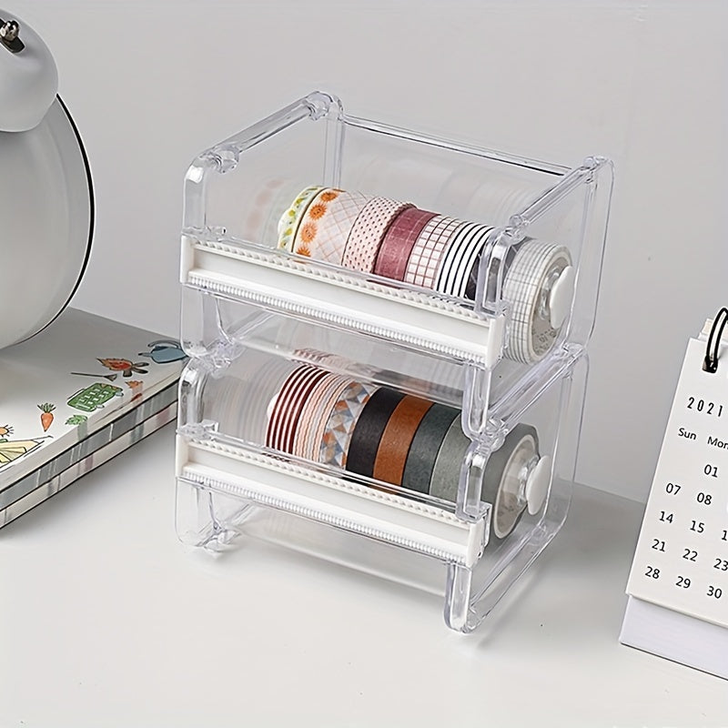 Tape Cutter Set Transparent Tape Holder Tape Dispenser