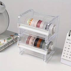 Tape Cutter Set Transparent Tape Holder Tape Dispenser