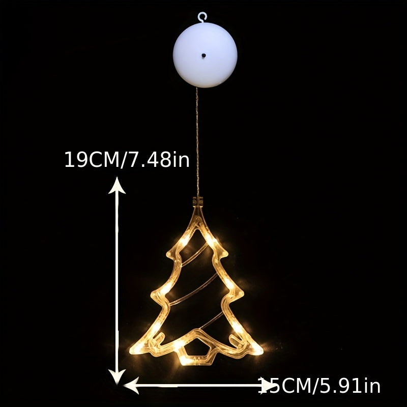 LED Christmas Tree Lights Indoor Window Decoration