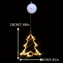 LED Christmas Tree Lights Indoor Window Decoration