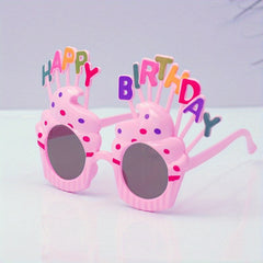 2pcs Girl's Birthday Glasses Children's Party Funny Accessories