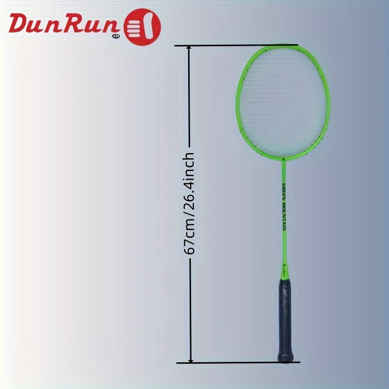 DUNRUN 1pc Full Carbon Badminton Racket with Overgrip
