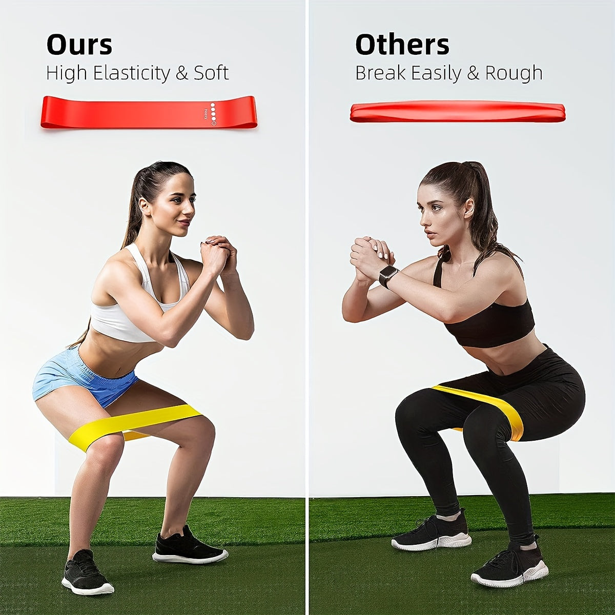 5pcs Yoga Resistance Bands Set for Booty Legs Pilates