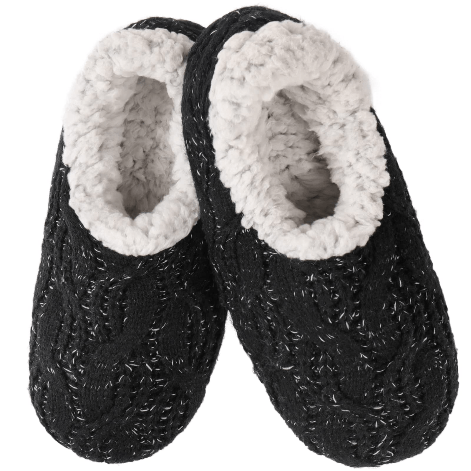 Women's Cozy Fleece Slip-On Slippers Soft Bottom Warm House Shoes