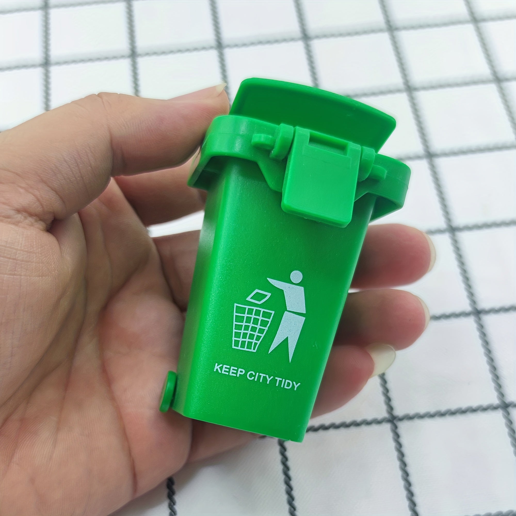3pcs Dollhouse Trash Can Artificia...