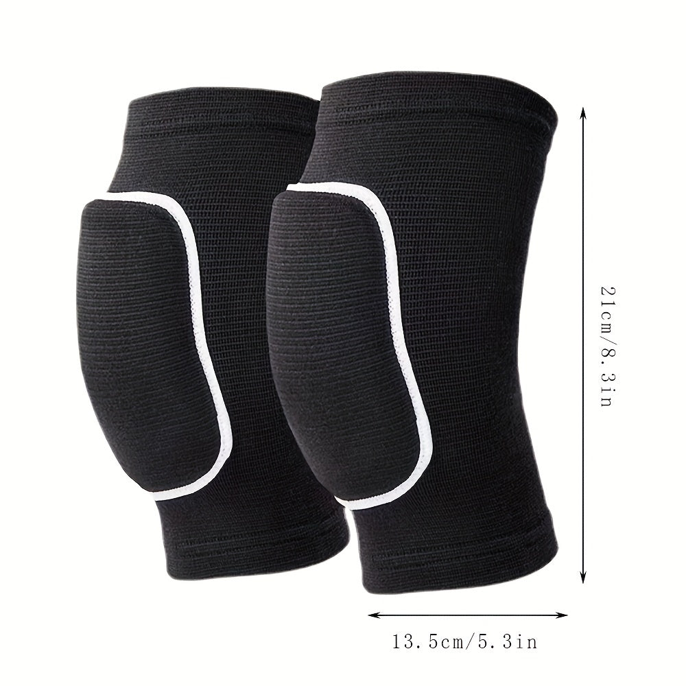 2pcs Sponge Sports Knee Pads Impact Protection Warm