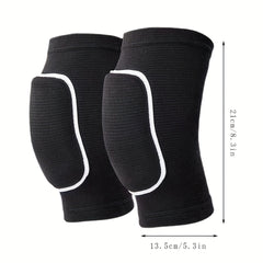 2pcs Sponge Sports Knee Pads Impact Protection Warm