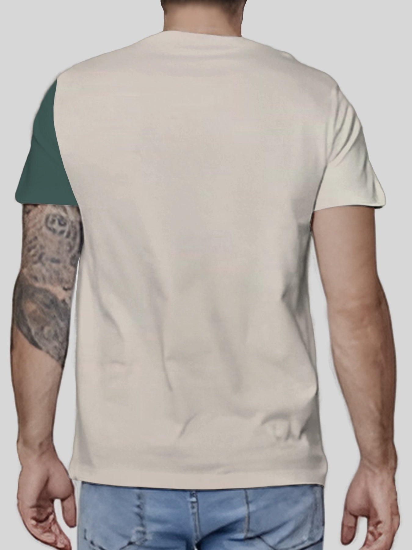 Men's Block T shirt Hip hop Style Casual Round Neck Tees For Summer