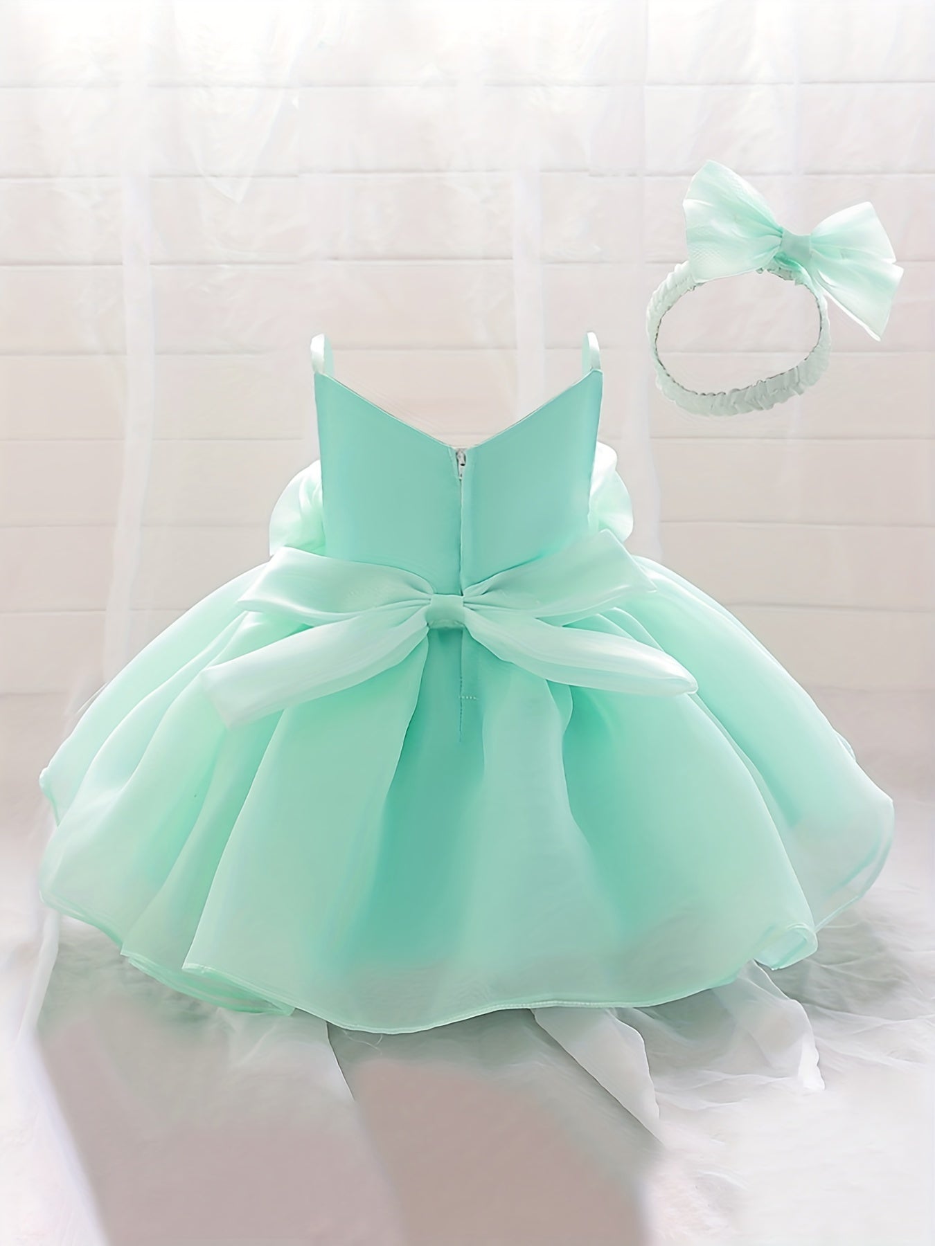 Mesh Puffy Princess Dress for Baby Girls