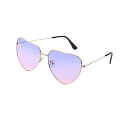 Y2K Ombre Heart Sunglasses UV400 Sun Shades