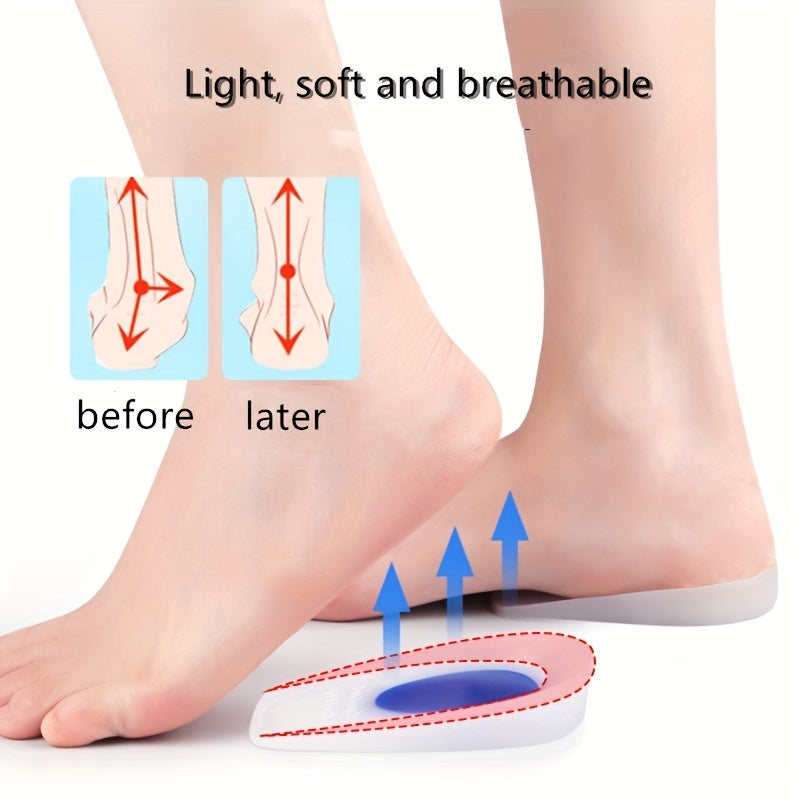 Self-adhesive Heel Pads Sports Shock Absorbing Insole U-shaped Heel Pad