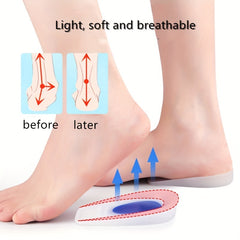 Self-adhesive Heel Pads Sports Shock Absorbing Insole U-shaped Heel Pad
