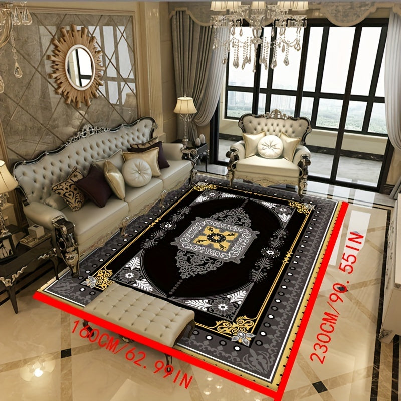 Modern Abstract Shaggy Rug Soft and Comfy for Living Room Bedroom
