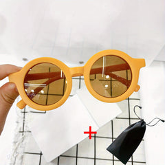Boys Round Frame Sunglasses UV Protection Kids Accessories