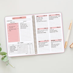 Undated Weekly Planner A5 To Do List Habit Tracker Journal
