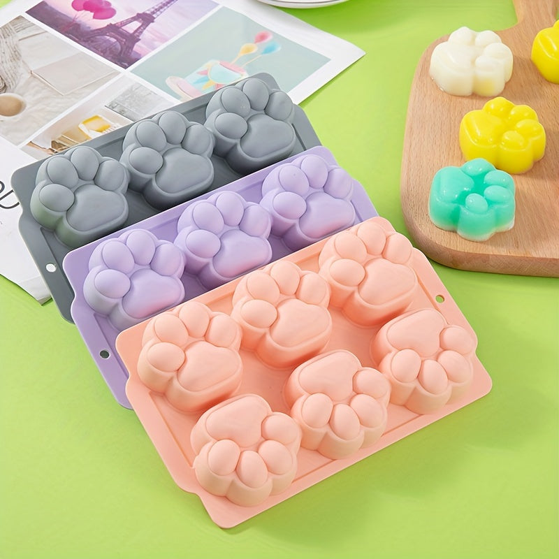 Cat Claw Silicone Mold Candle Soap Drop Glue Mold