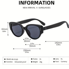 Street Style Sunglasses & Beige Eyewear Set