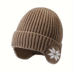 Outdoor Warm Woolen Hat for Autumn Winter Cycling with Ear Protection