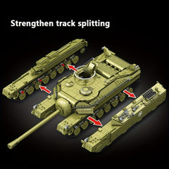 T28 Heavy Duty Tank Building Blocks Kit - Military World Series