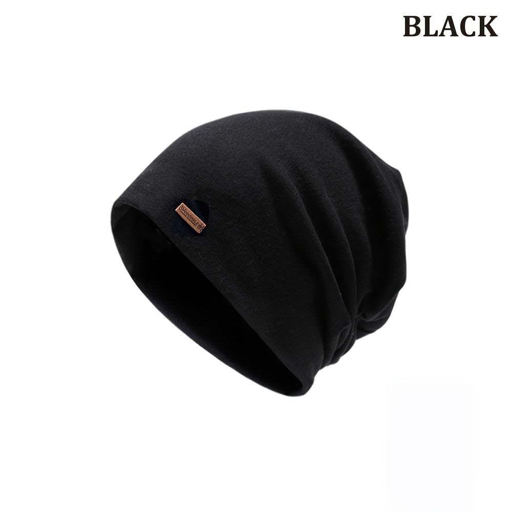 Men's Thin Cotton Beanie Hat Winter Cap
