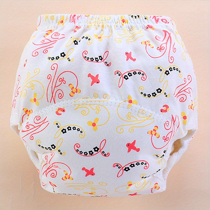 Reusable Infant Training Pants, Washable Cotton Cloth Diapers