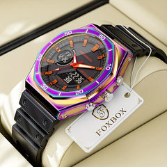 Women's Waterproof Double Display LED Alarm Sports Watch