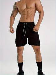Men's 2-In-1 Drawstring Shorts With Pockets