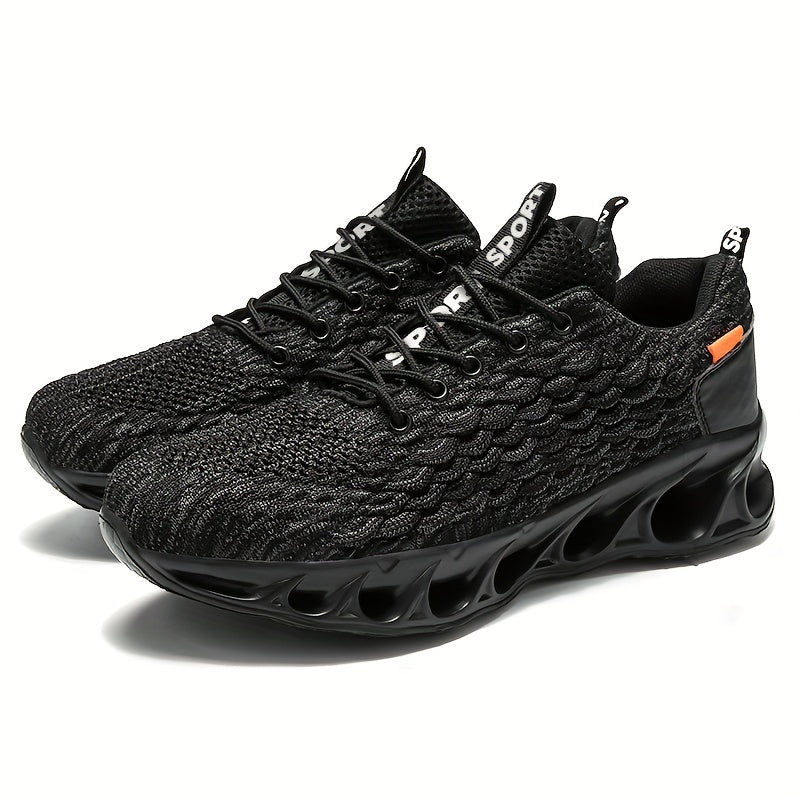 Men's Blade Sneakers Lace Up Casual Walking Shoes