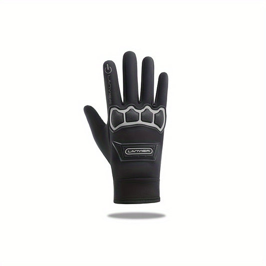Thick Warm Windproof Cycling Gloves Touch Screen Fitness Gloves