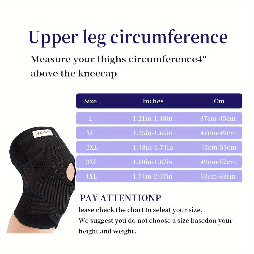 Breathable Latex Knee Pad Ligament Injury Protection Meniscus Strap