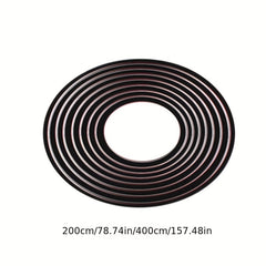 V Shape Car Seal Strip 2 4m 78 74 157 48in Auto Side Window Rubber Sealing