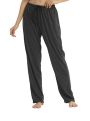Women's Solid Pajama Pants Soft & Comfy Lounge Pants