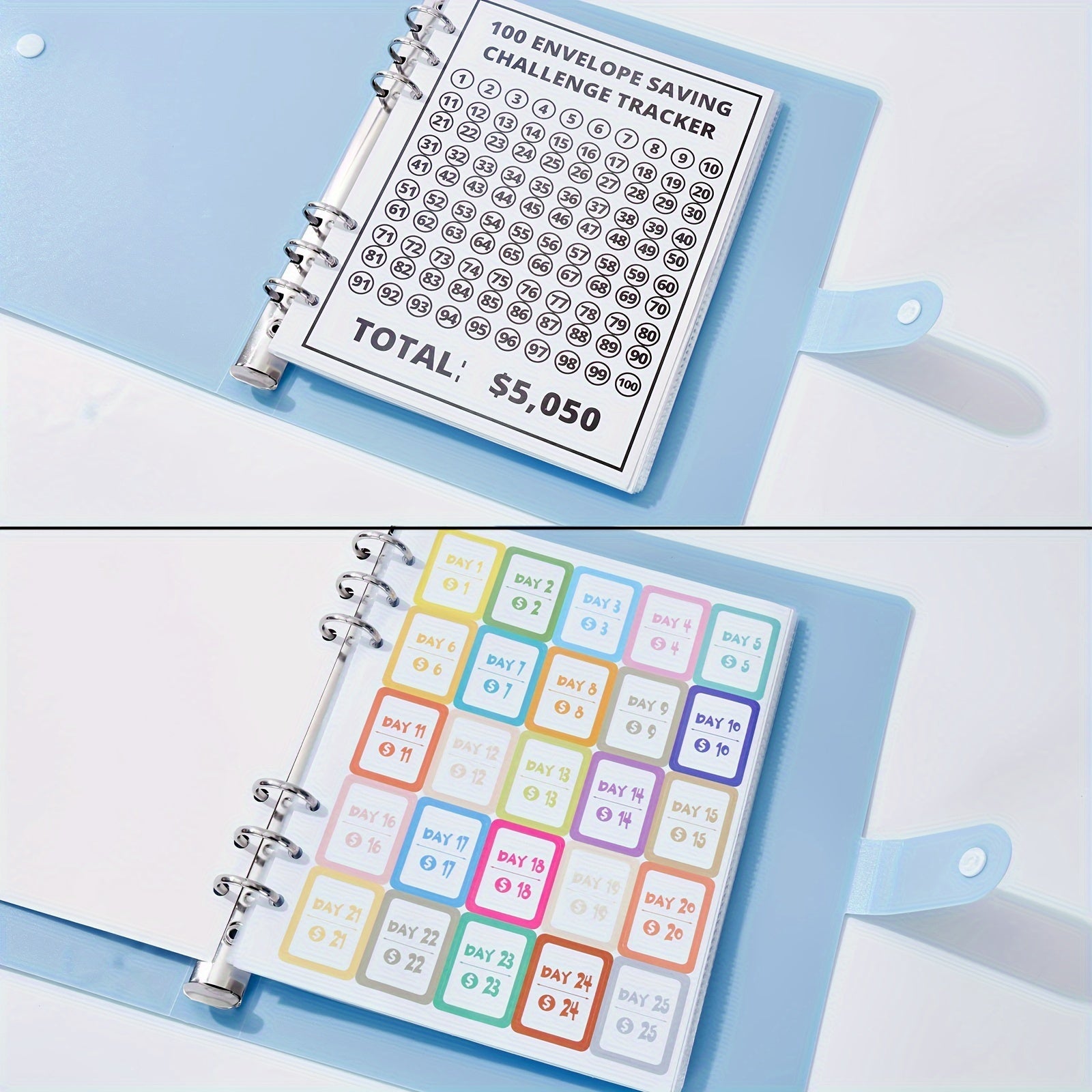 100 Envelopes Money Saving Challenge Binder