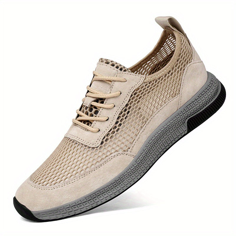 Men's Lace up Sneakers Casual Walking Shoes Comfortable