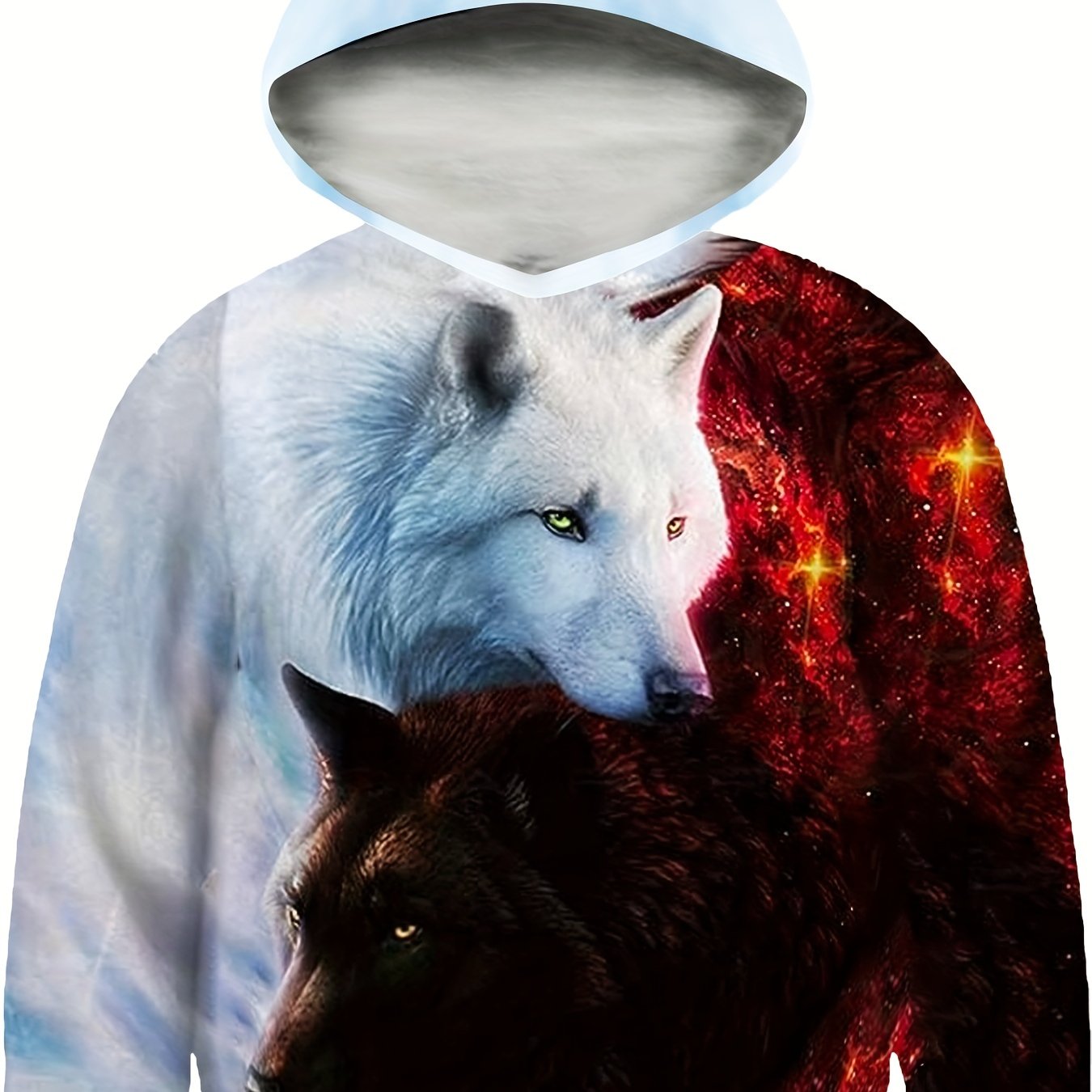 Fox Pattern 3D Printed Kids Hoodie - Street Wear