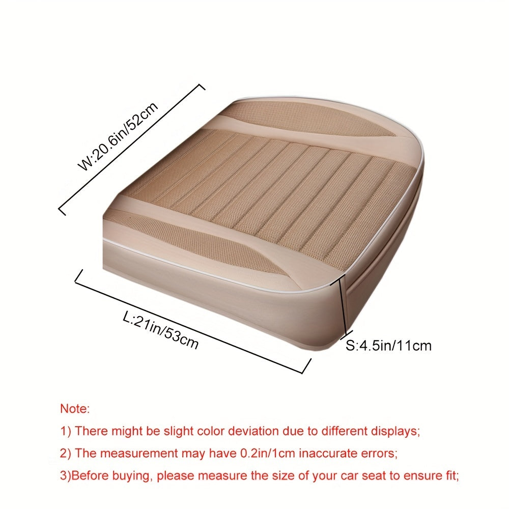 Flax Car Seat Cover Universal Breathable Protection for Sedan & SUV
