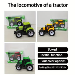 Toy Car Farm Tractor Puzzle Boy Toy Car Packaging Gift