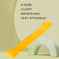5pcs Latex Elastic Resistance Bands for Home Fitness