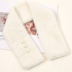Soft Pearl Knit Scarf