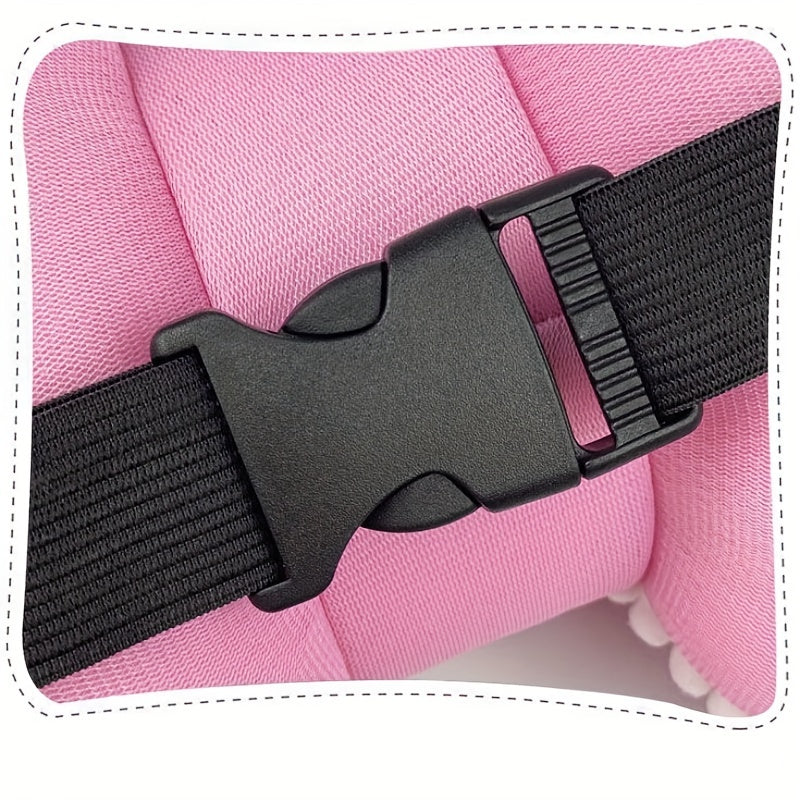 Car Headrest Neck Support Pillow Ice Silk Mesh Breathable Bow Waist Car Support