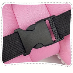 Car Headrest Neck Support Pillow Ice Silk Mesh Breathable Bow Waist Car Support