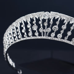 Crystal Tiara Hairband for Bride Wedding Party