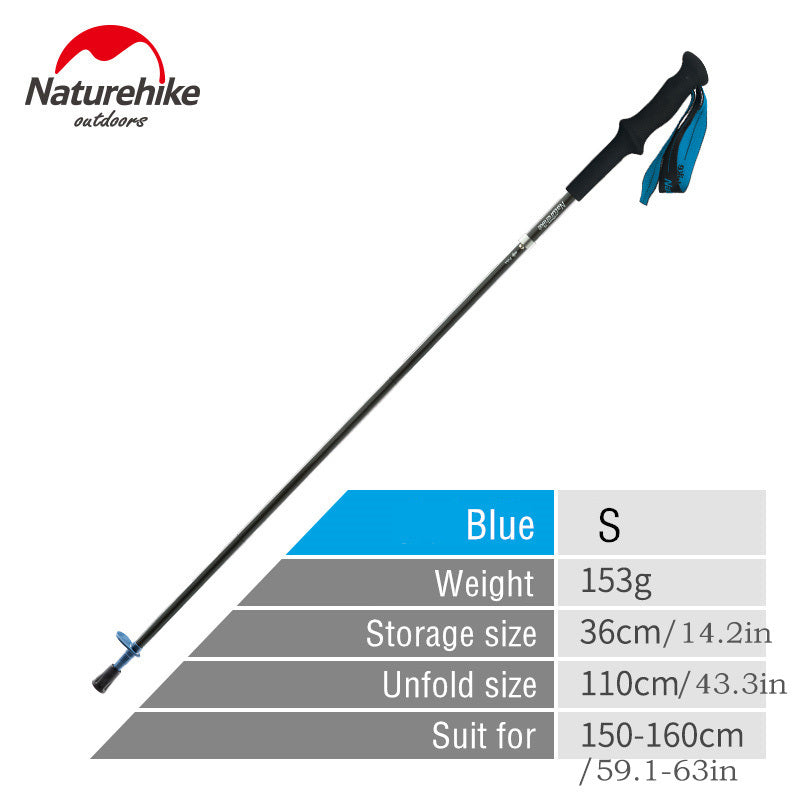 Collapsible Carbon Fiber Walking Sticks for Hiking