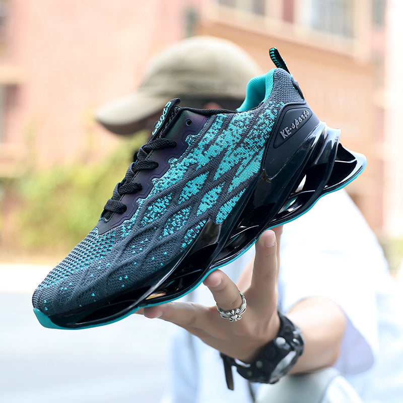 Men's Blade Running Shoes Shock Absorption Sneakers
