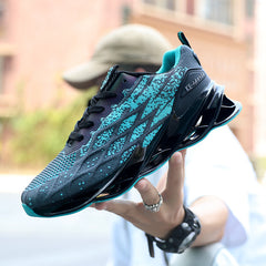 Men's Blade Running Shoes Shock Absorption Sneakers