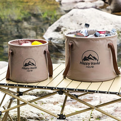 Portable Collapsible Fishing Bucket for Camping Hiking