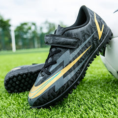 Boy's Hook And Loop Fastener Turf Football Boots