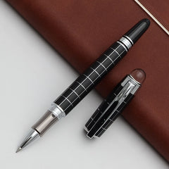 Lacquer Metal Roller Ball Pen Silver Clip 2 Colors Office Business School Gift